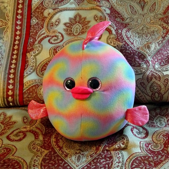 ๐ Ty Beanie Ballz Rainbow The Fish Figure ๐ - Picture 16 of 16